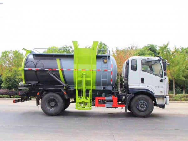 東風(fēng)專底D1L國六8~10方方餐廚垃圾車