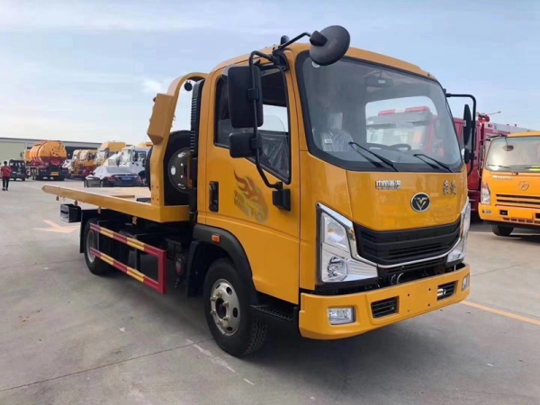 重汽豪曼藍牌一拖二清障車