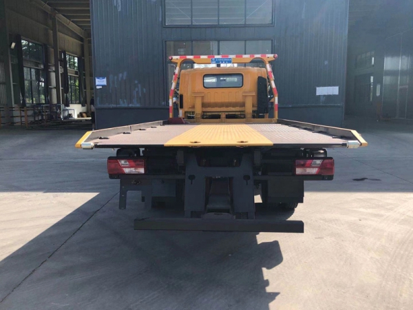 國六江鈴凱銳一拖二平板清障拖車