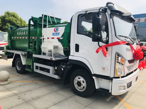 東風D1餐廚垃圾車8方罐體